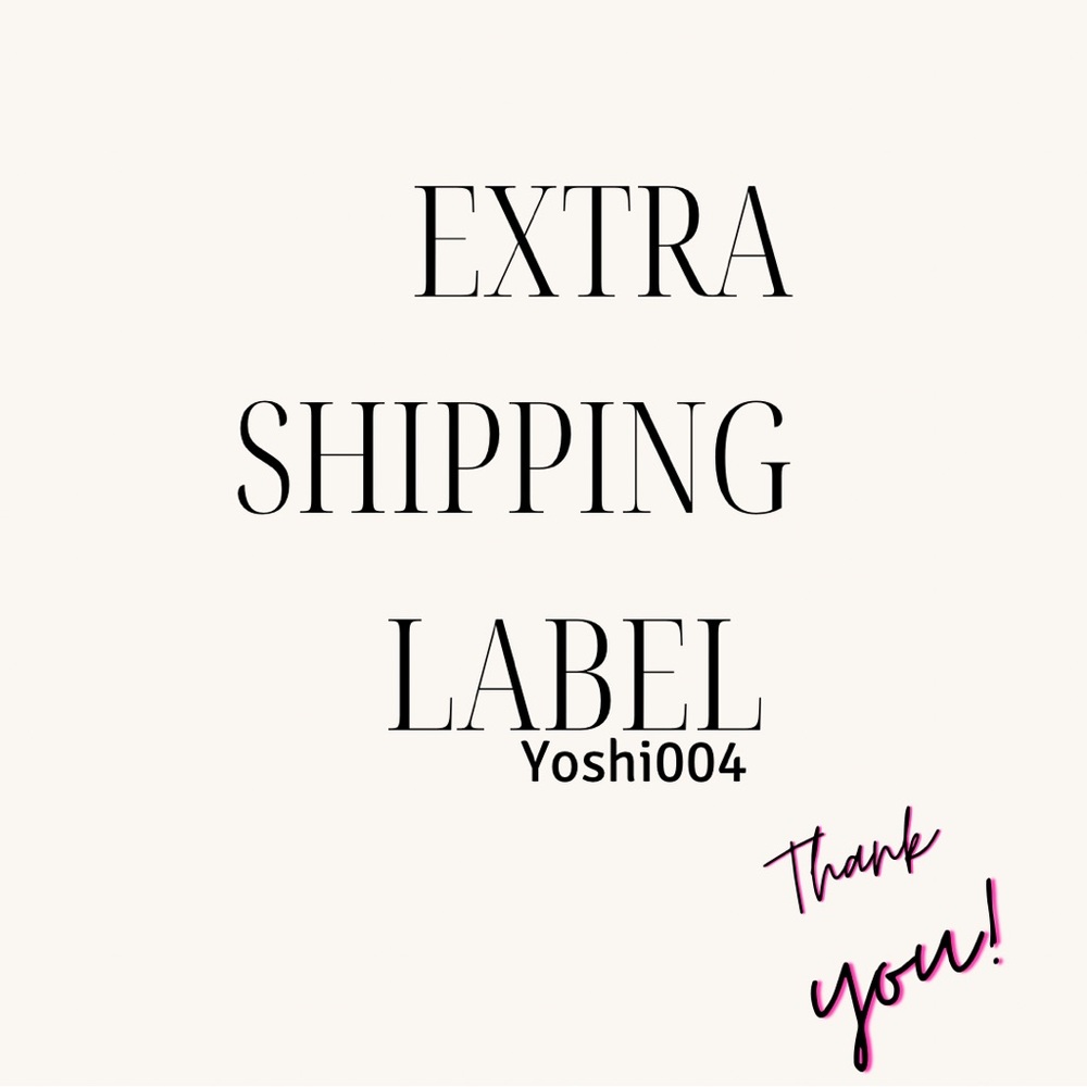 Extra Shipping label